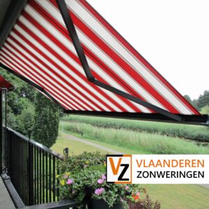 Afbeelding: Knikarmscherm voor een balkon op maat
