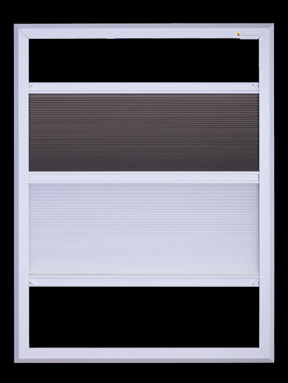 Openslaande deuren met plissé in frame - KeJe