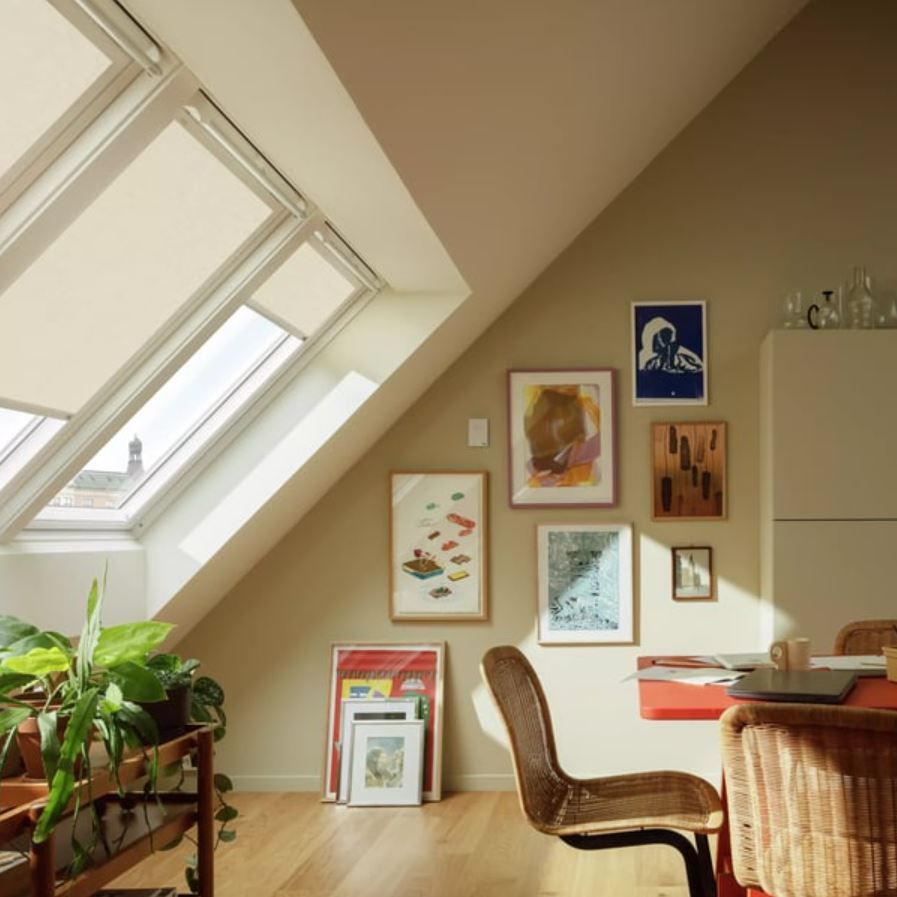 Houten Jaloezie op kantoor - Zonnelux