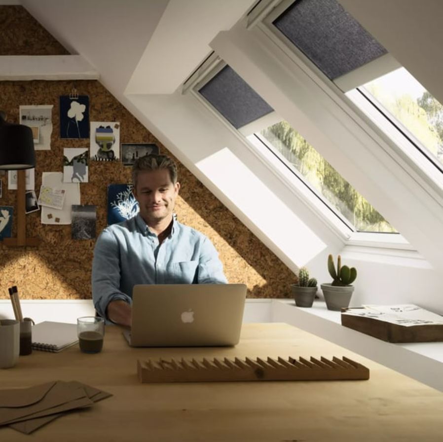 Houten Jaloezie op kantoor - Zonnelux