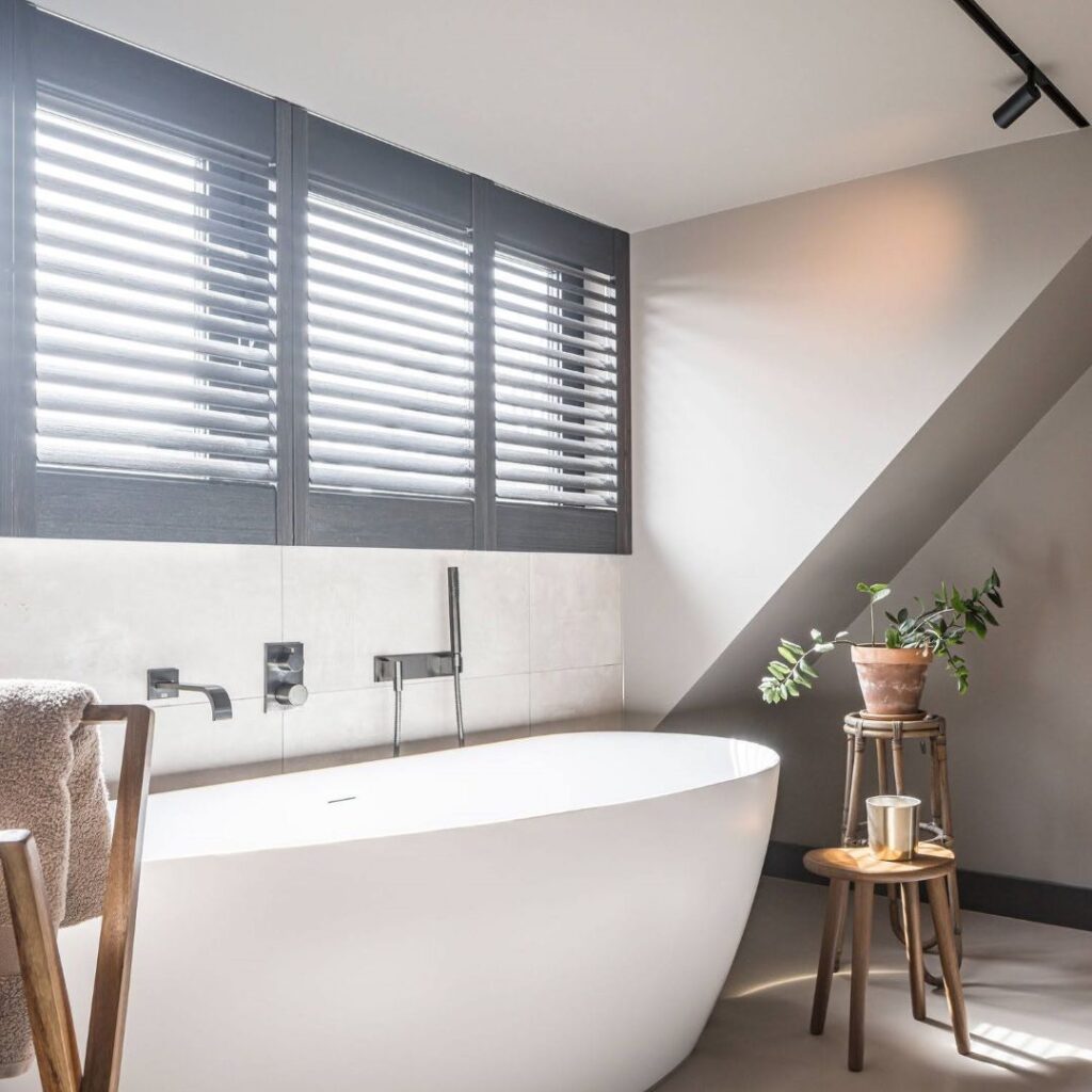 Shutters in de badkamer - Zonnelux